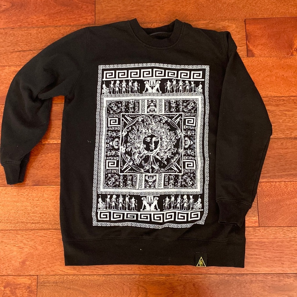 Last Kings Crew Neck Black Print
